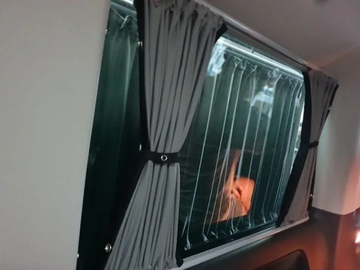 thumbnail image 2 of Transit Custom Prestige Cab Curtain Kit - VanPimps 2 of 13